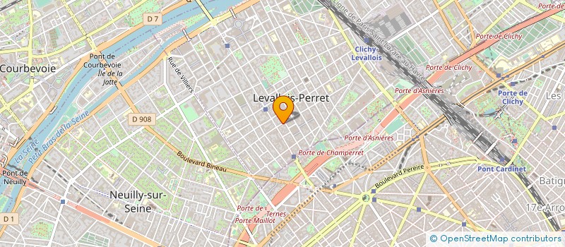 localisation de l'entreprise SABAC à LEVALLOIS-PERRET