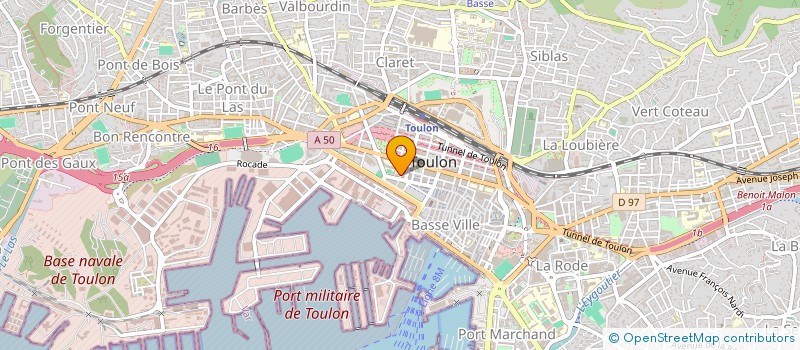 localisation de l'entreprise SABADOM  TOULON