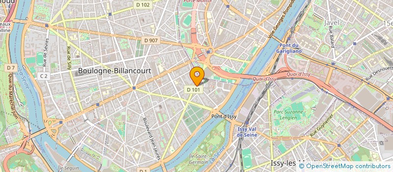 localisation de l'entreprise SABADVICE à BOULOGNE-BILLANCOURT
