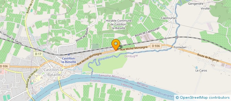 localisation de l'entreprise SABAFRANCE à CASTILLON-LA-BATAILLE