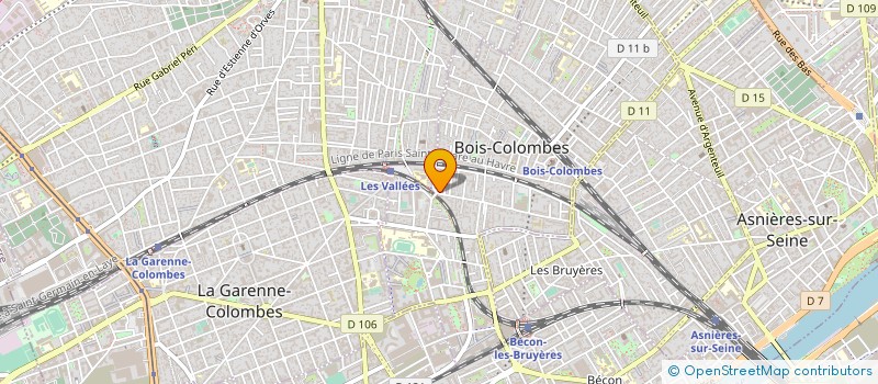 localisation de l'entreprise SABAH à BOIS-COLOMBES