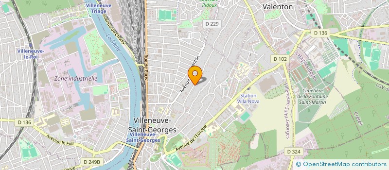 localisation de l'entreprise SABAH  VILLENEUVE-SAINT-GEORGES