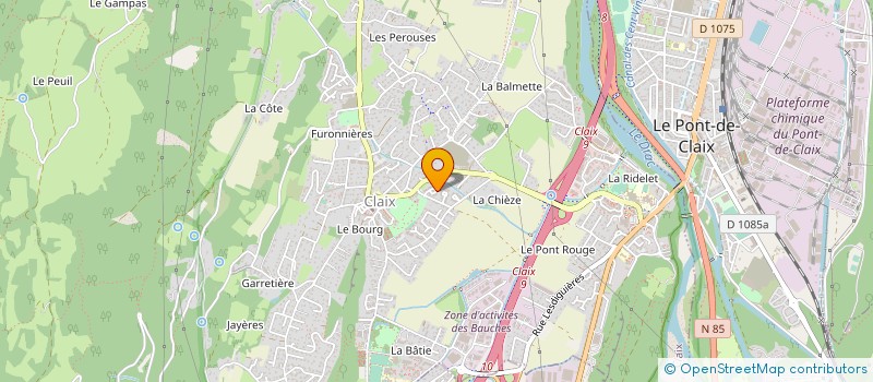 localisation de l'entreprise SABAI  CLAIX