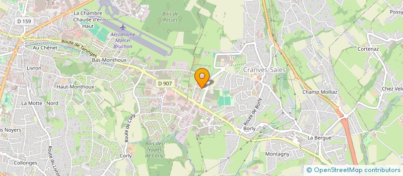 localisation de l'entreprise SABAI AUTO  CRANVES-SALES