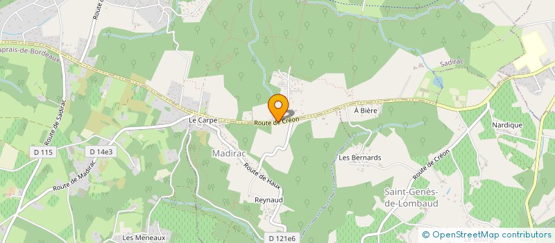 localisation de l'entreprise SABAI DEE  SADIRAC