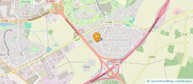 localisation de l'entreprise SABAI SABAI  BAILLY-ROMAINVILLIERS