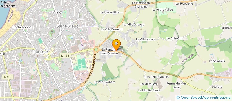 localisation de l'entreprise SABAI SUSHI ET THAI à SAINT-MALO