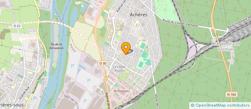 localisation de l'entreprise SABAI TECHNOLOGIES  ACHERES