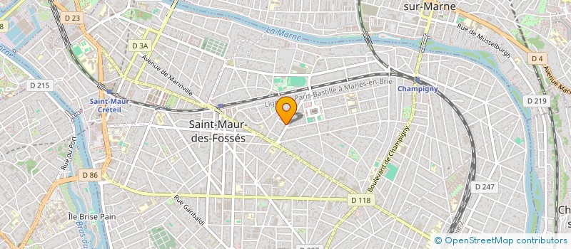 localisation de l'entreprise SABAIDEE à SAINT-MAUR-DES-FOSSES