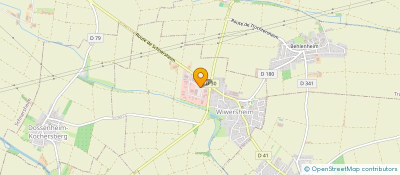 localisation de l'entreprise SABAIDEE  WIWERSHEIM