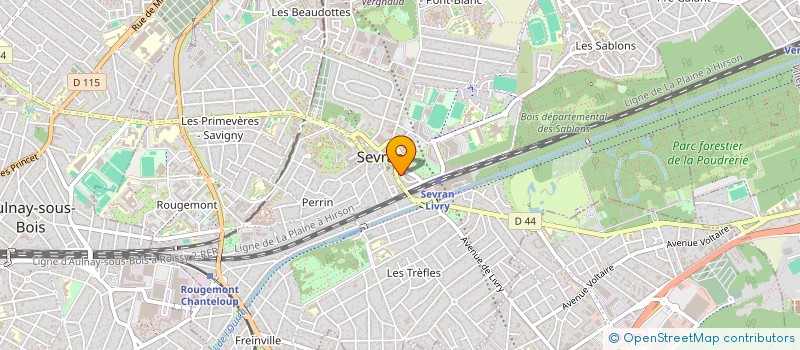 localisation de l'entreprise SABAIDI SUSHI à SEVRAN