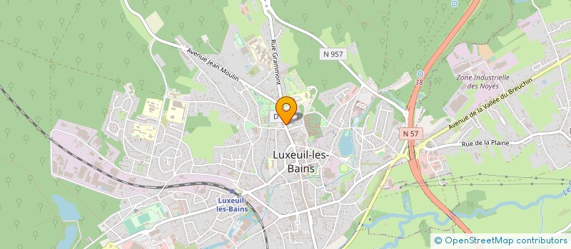 localisation de l'entreprise SABALUX  LUXEUIL-LES-BAINS