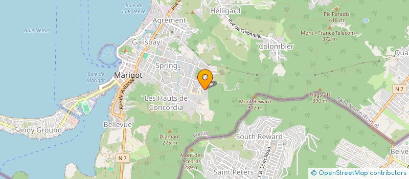 localisation de l'entreprise SABAM  SAINT MARTIN