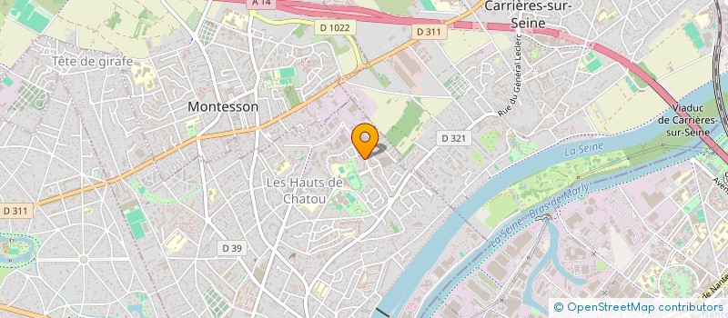 localisation de l'entreprise SABAM DESIGN  CHATOU