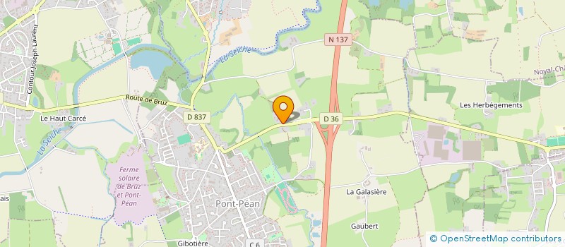 localisation de l'entreprise SABAN CONSTRUCTION  PONT-PEAN