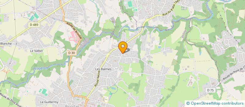 localisation de l'entreprise SABAN HOLDING à BRINDAS
