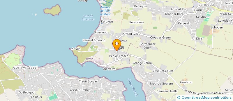 localisation de l'entreprise SABAR BI  LANDEDA