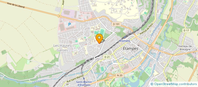 localisation de l'entreprise SABARI à ETAMPES