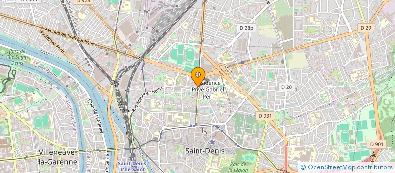 localisation de l'entreprise SABARI à SAINT-DENIS