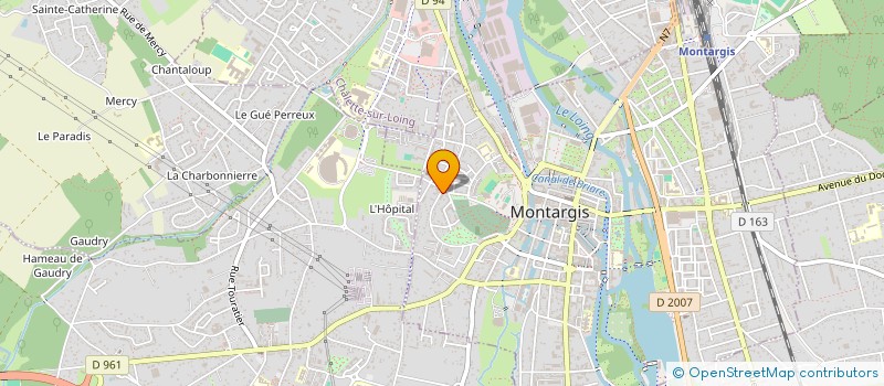 localisation de l'entreprise SABARI COIFFURE à MONTARGIS