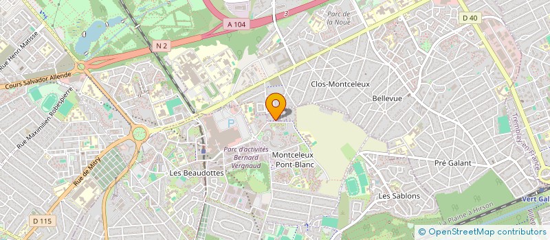 localisation de l'entreprise SABARI NET à VILLEPINTE