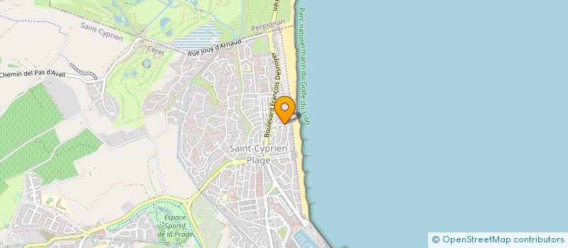 localisation de l'entreprise SABARMA  SAINT-CYPRIEN