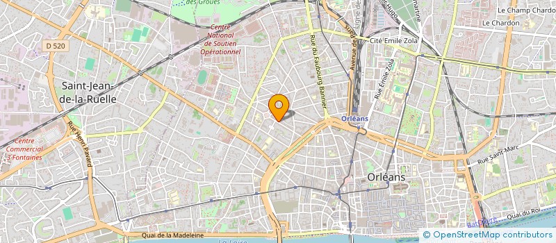 localisation de l'entreprise SABAROL à ORLEANS
