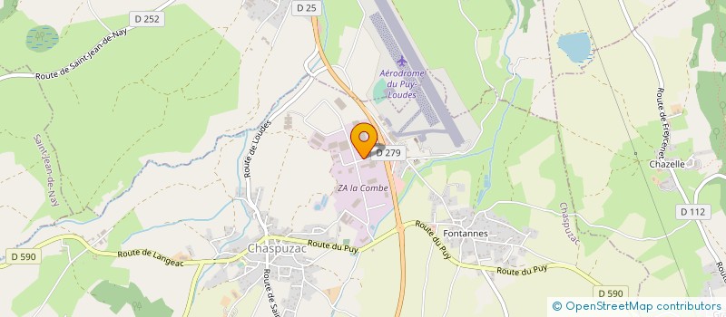 localisation de l'entreprise SABAROT WASSNER à CHASPUZAC