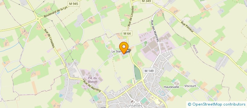 localisation de l'entreprise SABARY à LINSELLES