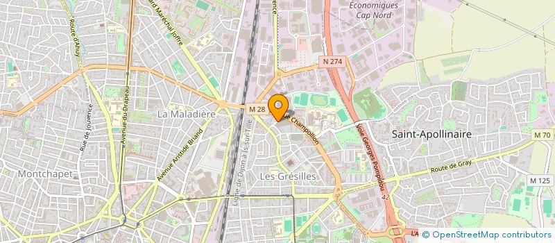 localisation de l'entreprise SABARYII  DIJON