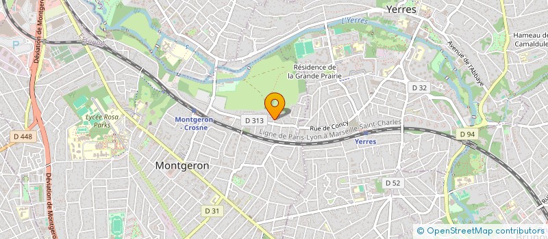 localisation de l'entreprise SABATECO à MONTGERON