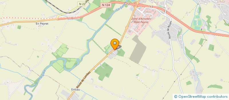 localisation de l'entreprise SABATHE ET FILS à L'ISLE-JOURDAIN