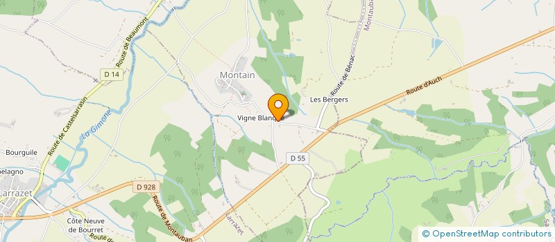 localisation de l'entreprise SABATIE  MONTAIN