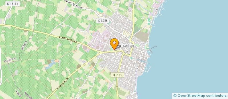 localisation de l'entreprise SABATIE à MARSEILLAN