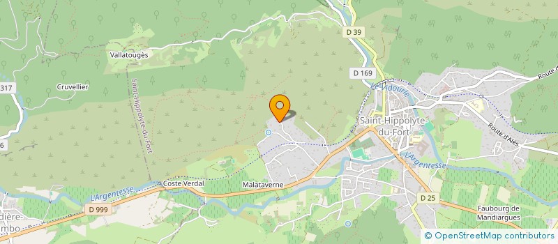 localisation de l'entreprise SABATIER  SAINT-HIPPOLYTE-DU-FORT