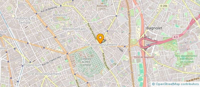 localisation de l'entreprise SABATIER à ANTONY