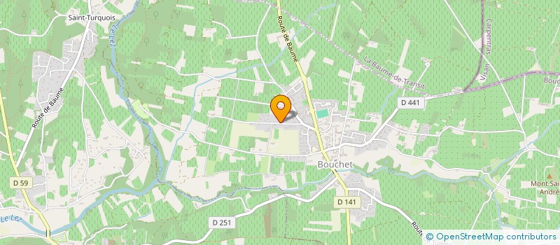 localisation de l'entreprise SABATIER  BOUCHET