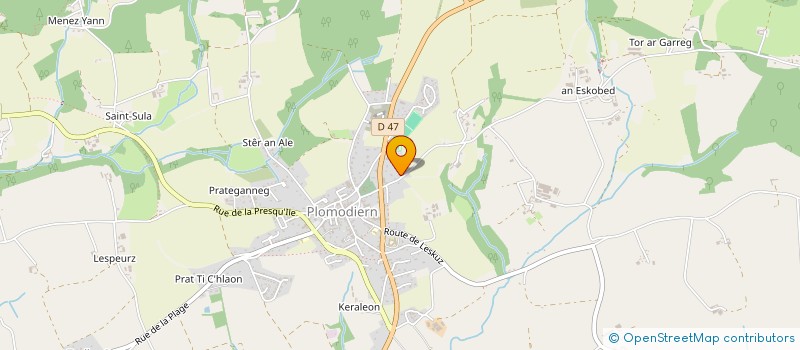 localisation de l'entreprise SABATIER BUSINESS  PLOMODIERN