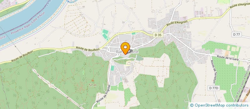 localisation de l'entreprise SABATIER GUILLAUME  BARBENTANE