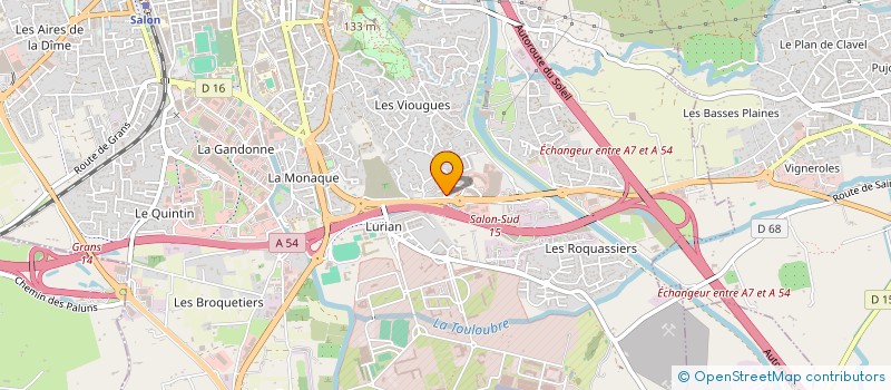 localisation de l'entreprise SABATIER PATRIMOINE  SALON-DE-PROVENCE