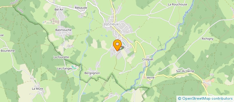 localisation de l'entreprise SABATIER PHILIPPE  JONZIEUX