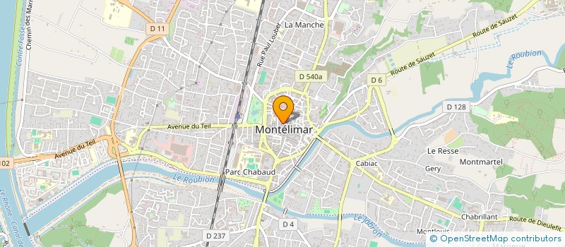 localisation de l'entreprise SABATON LC  MONTELIMAR