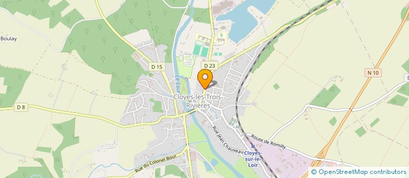 localisation de l'entreprise SABAUDIA à CLOYES-LES-TROIS-RIVIERES