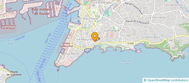 localisation de l'entreprise SABAUDIA  TOULON