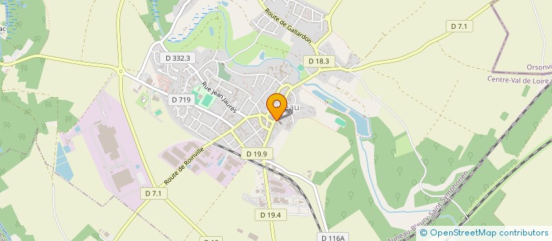 localisation de l'entreprise SABAULT à AUNEAU-BLEURY-SAINT-SYMPHORIEN
