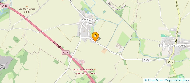 localisation de l'entreprise SABAUR  HAMBLAIN-LES-PRES