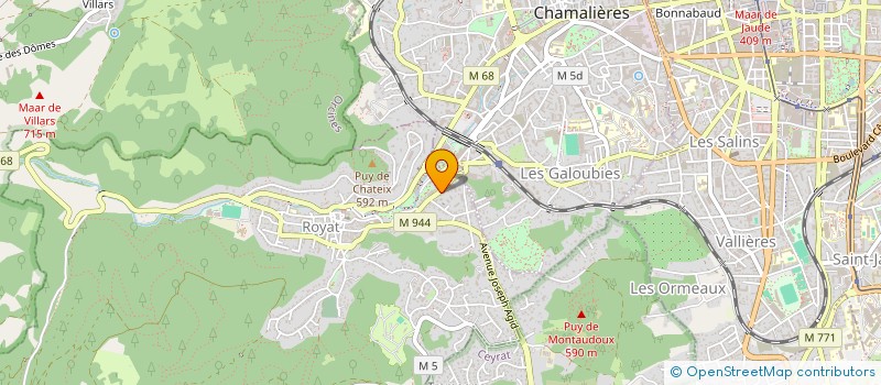 localisation de l'entreprise SABAVIAM  ROYAT