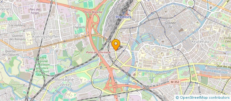 localisation de l'entreprise SABAZ  STRASBOURG