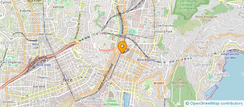 localisation de l'entreprise SABBAGH ET BYLLEL  NICE