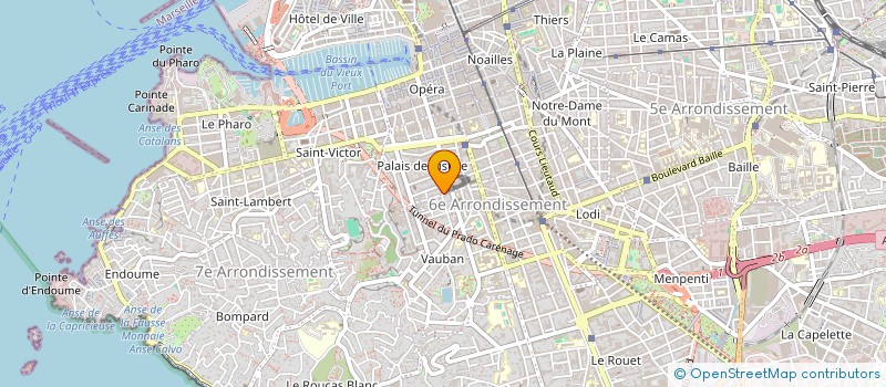 localisation de l'entreprise SABBAH COMMUNICATION MARSEILLE à MARSEILLE